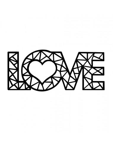 'LOVE' Geométrico