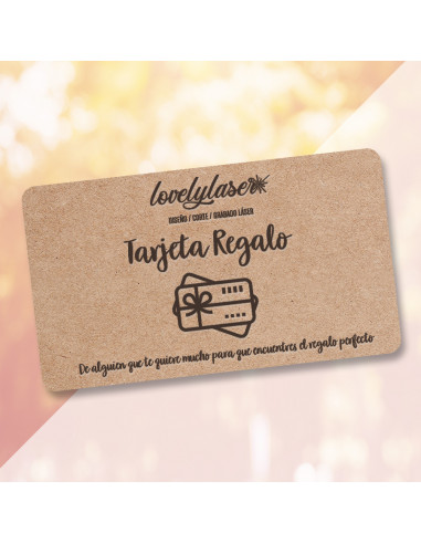 Tarjeta Regalo 'Lovelylaser'