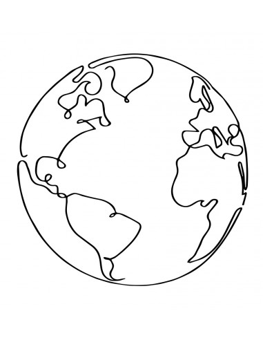 Mapamundi 'Circle World'